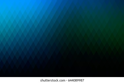 Light BLUE vector modern geometrical background. Abstract template. Geometric pattern in square style with gradient.