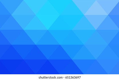 Light BLUE vector modern geometrical abstract background. Texture, new background. Geometric background in Origami style with gradient. 