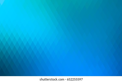 Light BLUE vector modern geometrical background. Abstract template. Geometric pattern in square style with gradient.