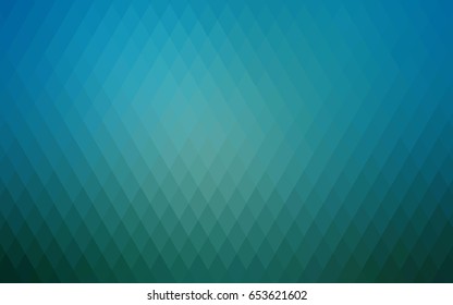 Light BLUE vector modern geometrical background. Abstract template. Geometric pattern in square style with gradient.