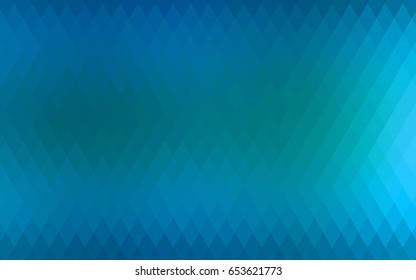 Light BLUE vector modern geometrical background. Abstract template. Geometric pattern in square style with gradient.