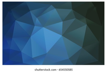 Light BLUE vector modern geometrical abstract background. Texture, new background. Geometric background in Origami style with gradient. 