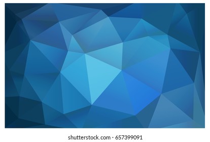 Light BLUE vector modern geometrical abstract background. Texture, new background. Geometric background in Origami style with gradient. 