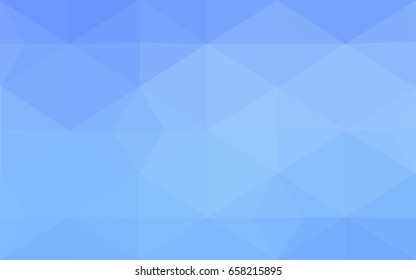 Light BLUE vector modern geometrical abstract background. Texture, new background. Geometric background in Origami style with gradient. 