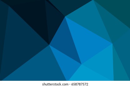 Light BLUE vector modern geometrical abstract background. Texture, new background. Geometric background in Origami style with gradient. 