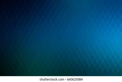 Light BLUE vector modern geometrical background. Abstract template. Geometric pattern in square style with gradient.