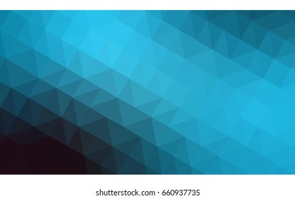 Light BLUE vector modern geometrical abstract background. Texture, new background. Geometric background in Origami style with gradient. 