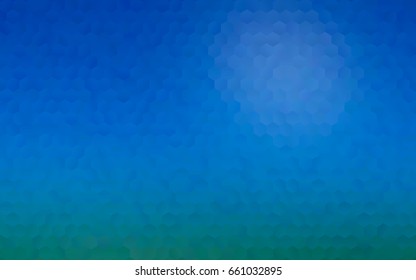 Light BLUE vector modern geometrical abstract background. Texture, brand-new background. Geometric background in Origami style with gradient. 