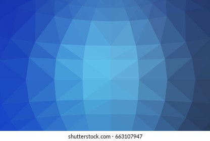 Light BLUE vector modern geometrical abstract background. Texture, new background. Geometric background in Origami style with gradient. 