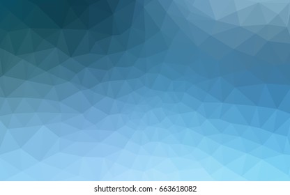 Light BLUE vector modern geometrical abstract background. Texture, new background. Geometric background in Origami style with gradient. 