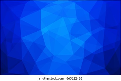 Light BLUE vector modern geometrical abstract background. Texture, new background. Geometric background in Origami style with gradient. 