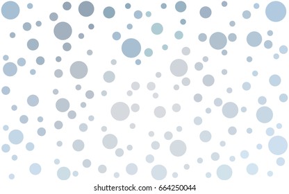 Light BLUE vector modern geometrical circle abstract background. Dotted texture template. Geometric pattern in halftone style with gradient. 