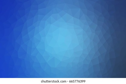 Light BLUE vector modern geometrical abstract background. Texture, new background. Geometric background in Origami style with gradient. 