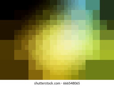 Light BLUE vector modern geometrical abstract background. Texture template. Geometric pattern in Origami style with gradient. 