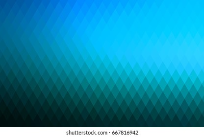 Light BLUE vector modern geometrical background. Abstract template. Geometric pattern in square style with gradient.