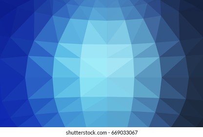 Light BLUE vector modern geometrical abstract background. Texture, new background. Geometric background in Origami style with gradient. 