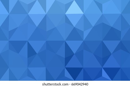 Light BLUE vector modern geometrical abstract background. Texture, new background. Geometric background in Origami style with gradient. 