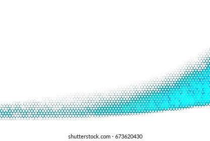 Light BLUE vector modern geometrical abstract background. Texture, brand-new background. Geometric background in Origami style with gradient. 