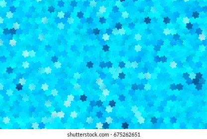 Light BLUE vector modern geometrical abstract background. Texture, brand-new background. Geometric background in Origami style with gradient. 
