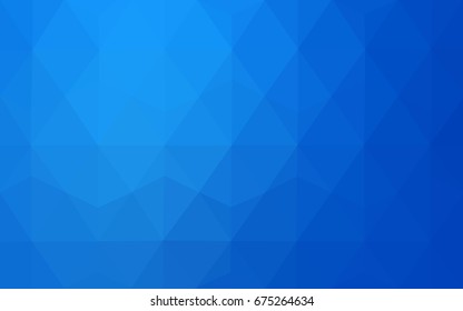 Light BLUE vector modern geometrical abstract background. Texture, new background. Geometric background in Origami style with gradient. 