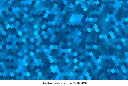 Light BLUE vector modern geometrical abstract background. Texture, brand-new background. Geometric background in Origami style with gradient. 