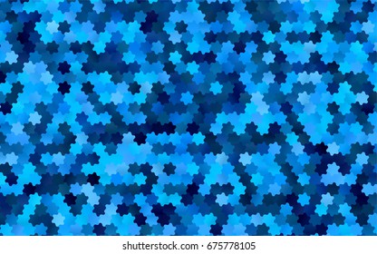 Light BLUE vector modern geometrical abstract background. Texture, brand-new background. Geometric background in Origami style with gradient. 