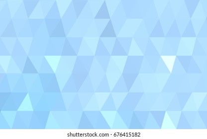 Light BLUE vector modern geometrical abstract background. Texture, new background. Geometric background in Origami style with gradient. 