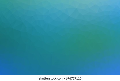 Light BLUE vector modern geometrical abstract background. Texture, new background. Geometric background in Origami style with gradient. 