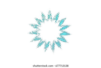 Light BLUE vector modern geometrical abstract background. Texture, brand-new background. Geometric background in Origami style with gradient. 