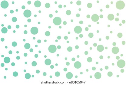 Light BLUE vector modern geometrical circle abstract background. Dotted texture template. Geometric pattern in halftone style with gradient. 