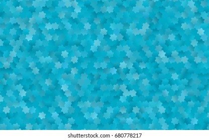 Light BLUE vector modern geometrical abstract background. Texture, brand-new background. Geometric background in Origami style with gradient. 