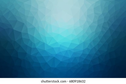 Light BLUE vector modern geometrical abstract background. Texture, new background. Geometric background in Origami style with gradient. 