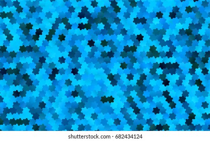 Light BLUE vector modern geometrical abstract background. Texture, brand-new background. Geometric background in Origami style with gradient. 