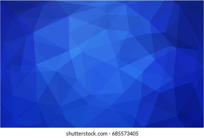 Light BLUE vector modern geometrical abstract background. Texture, new background. Geometric background in Origami style with gradient. 