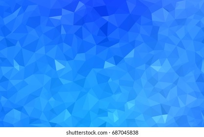 Light BLUE vector modern geometrical abstract background. Texture, new background. Geometric background in Origami style with gradient. 