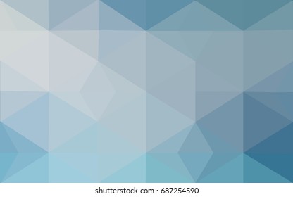Light BLUE vector modern geometrical abstract background. Texture, new background. Geometric background in Origami style with gradient. 