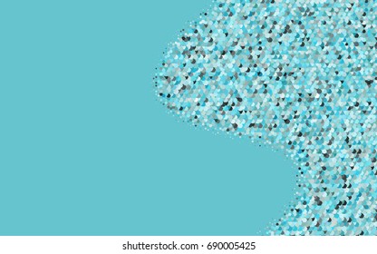 Light BLUE vector modern geometrical abstract background. Texture, brand-new background. Geometric background in Origami style with gradient. 