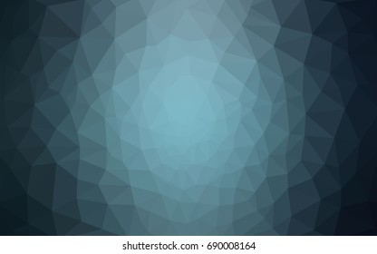 Light BLUE vector modern geometrical abstract background. Texture, new background. Geometric background in Origami style with gradient. 