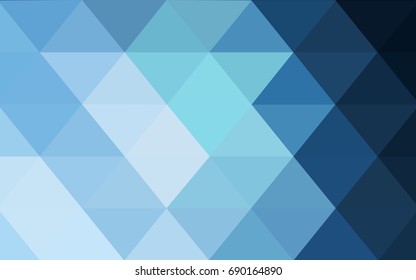 Light BLUE vector modern geometrical abstract background. Texture, new background. Geometric background in Origami style with gradient. 