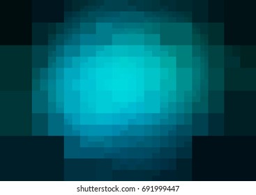 Light BLUE vector modern geometrical abstract background. Texture template. Geometric pattern in Origami style with gradient. 