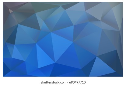 Light BLUE vector modern geometrical abstract background. Texture, new background. Geometric background in Origami style with gradient. 