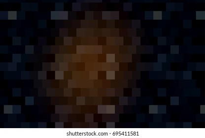 Light BLUE vector modern geometrical background. Abstract template. Geometric pattern in square style with gradient.