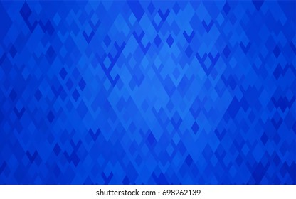 Light BLUE vector modern geometrical background. Abstract template. Geometric pattern in square style with gradient.