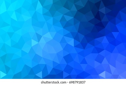 Light BLUE vector modern geometrical abstract background. Texture, new background. Geometric background in Origami style with gradient. 