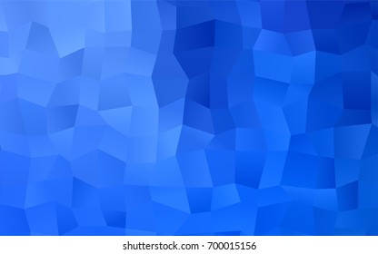 Light BLUE vector modern geometrical background. Abstract template. Geometric pattern in square style with gradient.