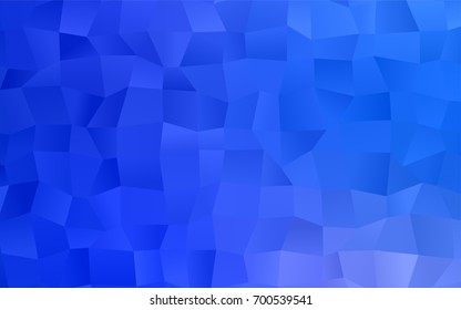Light BLUE vector modern geometrical background. Abstract template. Geometric pattern in square style with gradient.