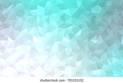 Light BLUE vector modern geometrical abstract background. Texture, new background. Geometric background in Origami style with gradient. 