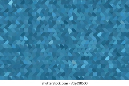 Light BLUE vector modern geometrical circle abstract background. Dotted texture template. Geometric pattern in halftone style with gradient. 