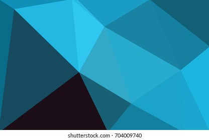 Light BLUE vector modern geometrical abstract background. Texture, new background. Geometric background in Origami style with gradient. 