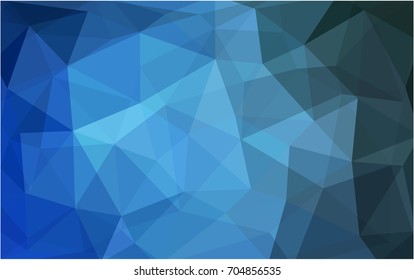 Light BLUE vector modern geometrical abstract background. Texture, new background. Geometric background in Origami style with gradient. 